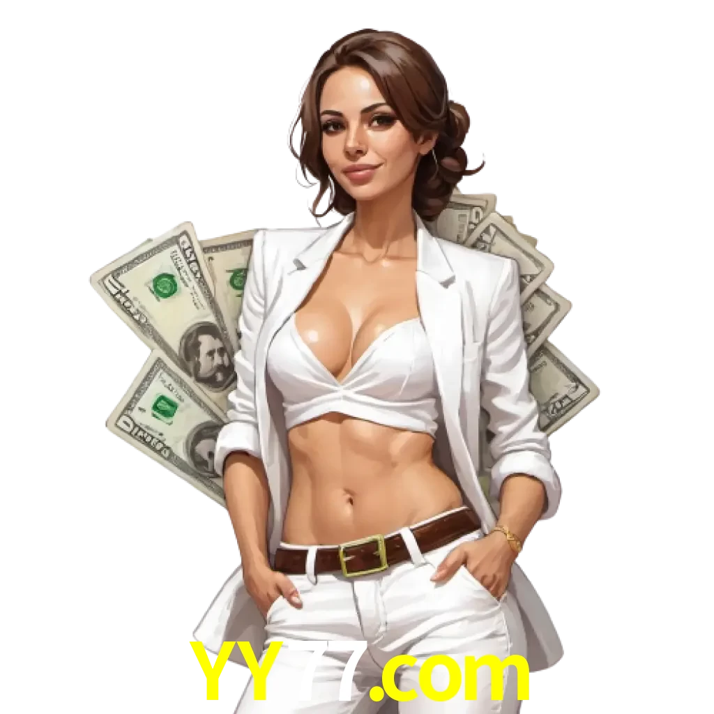 woman with money playing in yy77 bet casino